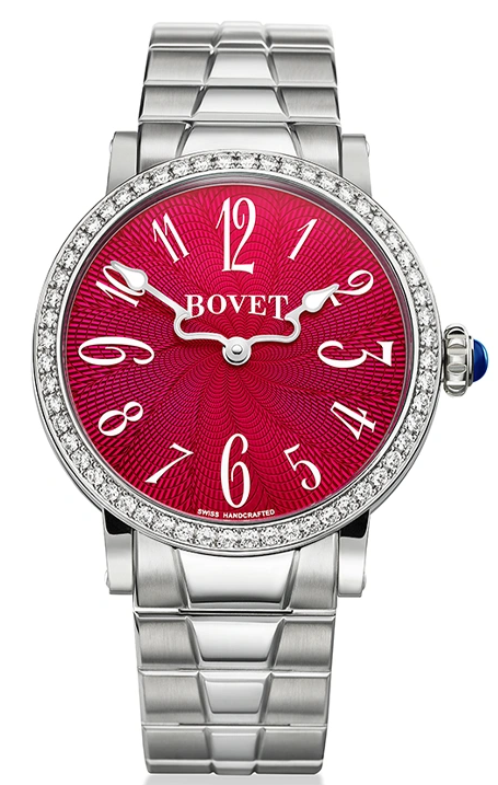 Best Bovet Recital 12 36mm Chapter Two Raspberry Guilloche Dial R12C2-36-0002-SD1 Replica watch